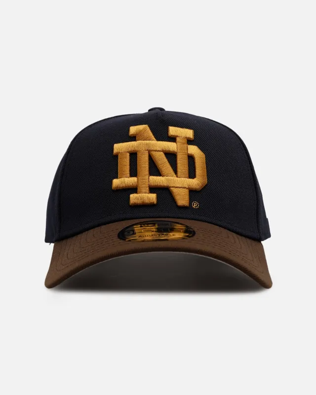 New Era Notre Dame Fighting Irish 'Walnut Visor' 9FORTY A-Frame Snapback Walnut sold by Culture Kings