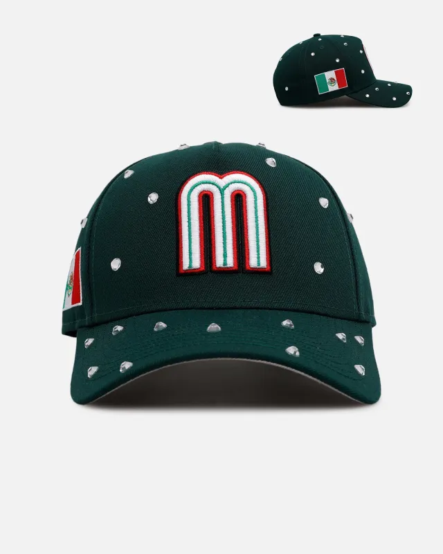 New Era Mexico National Baseball Team 'Embellishment' 9FORTY A-Frame Snapback Green sold by Culture Kings