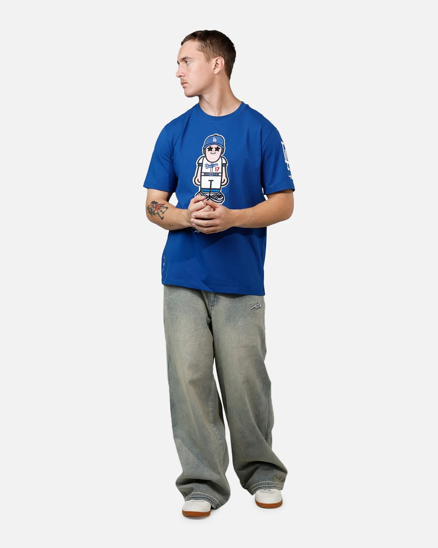 Pro Standard Los Angeles Dodgers Shohei Ohtani Avatar T-Shirt Blue sold by Culture Kings product image thumbnail 3