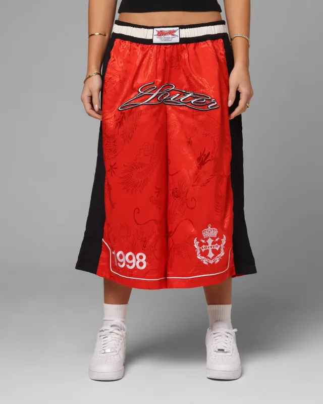 Loiter Fight Club 3 Quarter Shorts Red sold by Culture Kings