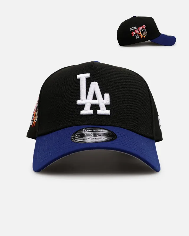 New Era Los Angeles Dodgers 'Ohtani Side Patch' Ohtani 9FORTY A-Frame Snapback Black/Blue sold by Culture Kings