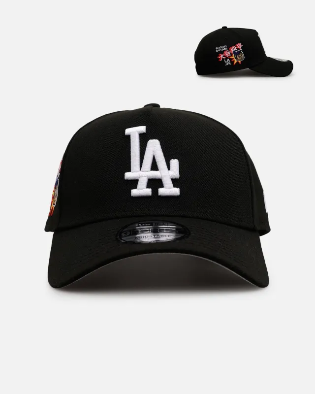 New Era Los Angeles Dodgers 'Ohtani Side Patch' Ohtani 9FORTY A-Frame Snapback Black sold by Culture Kings