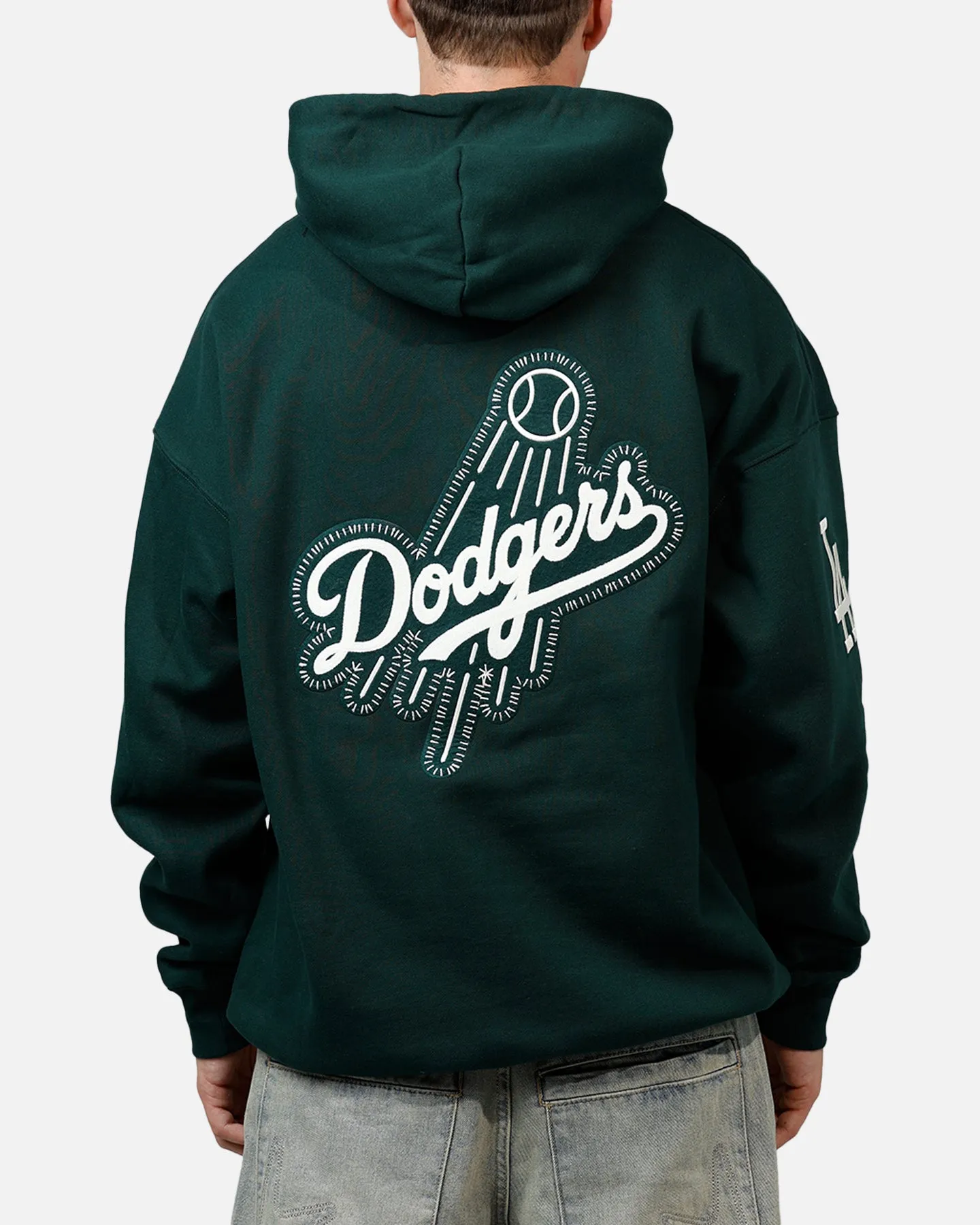 Pro Standard Los Angeles Dodgers Tapestry 2.0 Hoodie Dark Green sold by Culture Kings