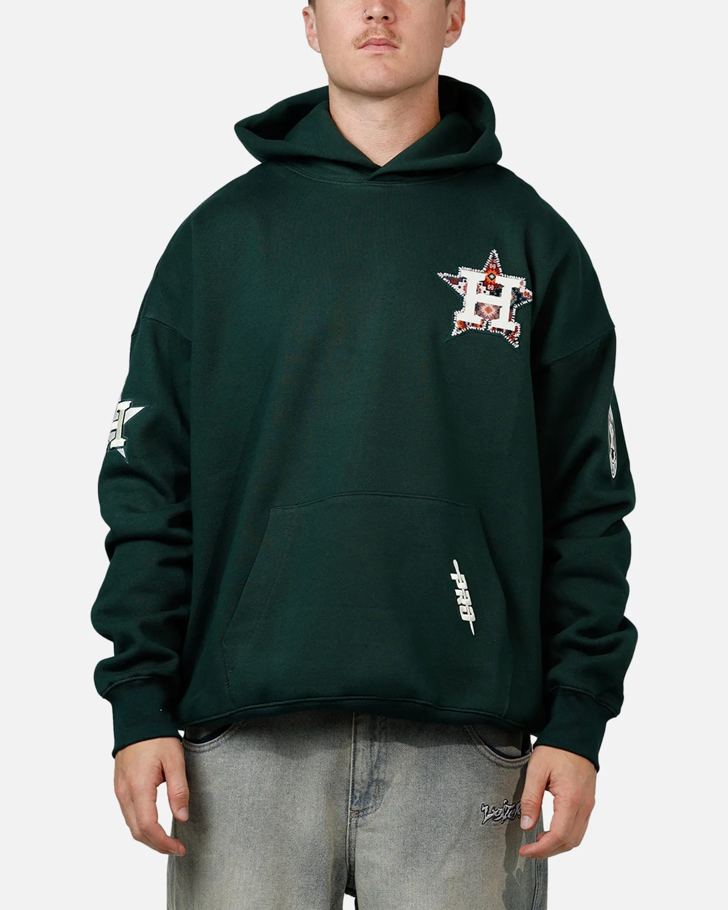 Pro Standard Houston Astros Tapestry 2.0 Hoodie Dark Green sold by Culture Kings product image thumbnail 2