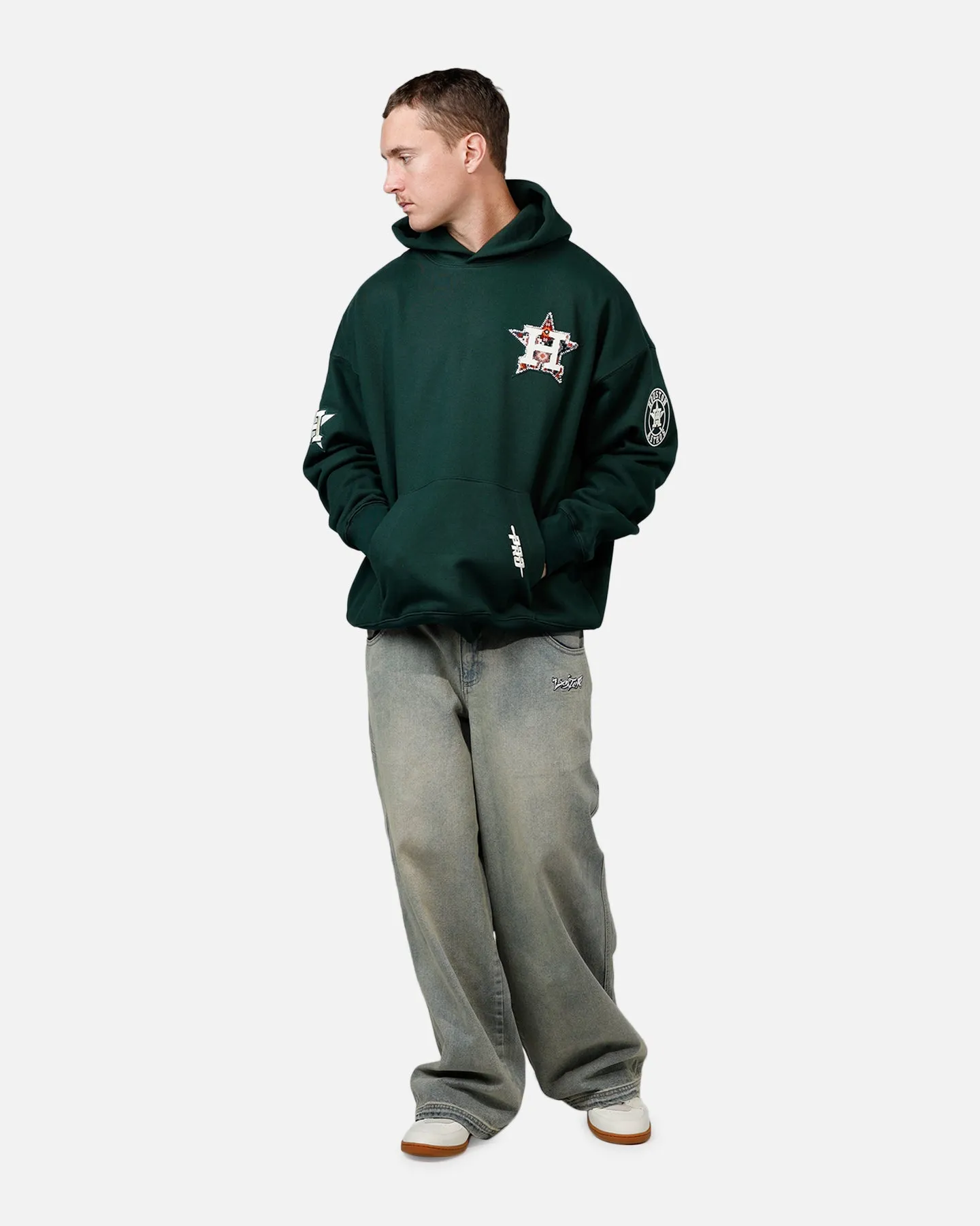 Pro Standard Houston Astros Tapestry 2.0 Hoodie Dark Green sold by Culture Kings product image thumbnail 3