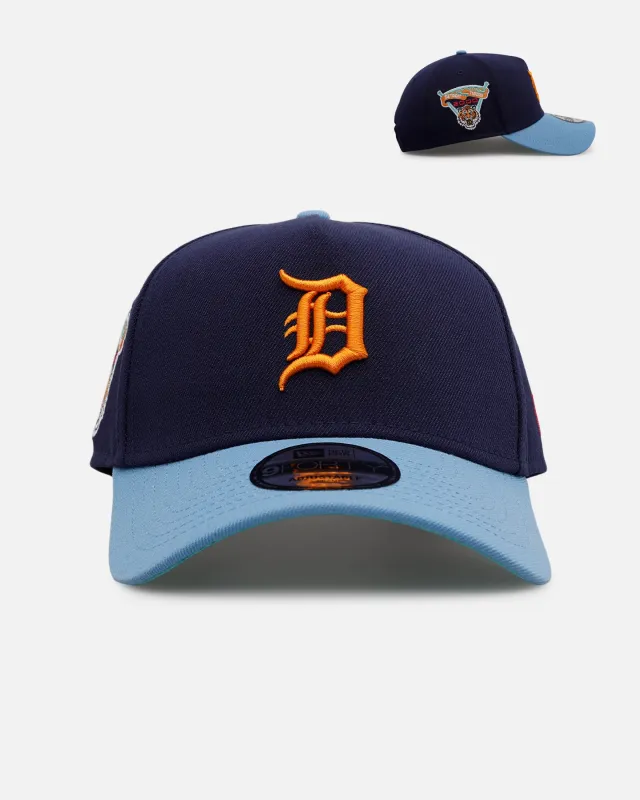 New Era Detroit Tigers 'Coral' 9FORTY A-Frame Snapback Navy/Sky sold by Culture Kings