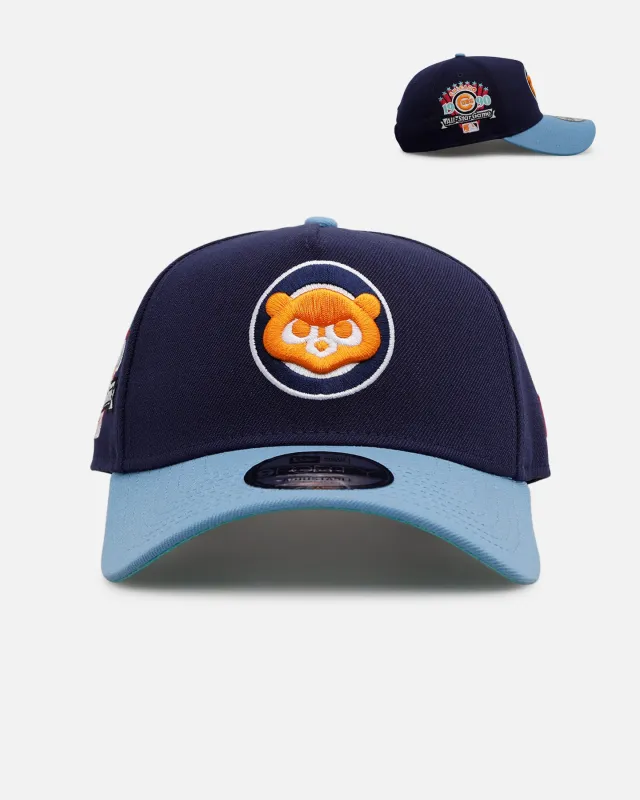 New Era Chicago Cubs 'Coral' 9FORTY A-Frame Snapback Navy/Sky sold by Culture Kings