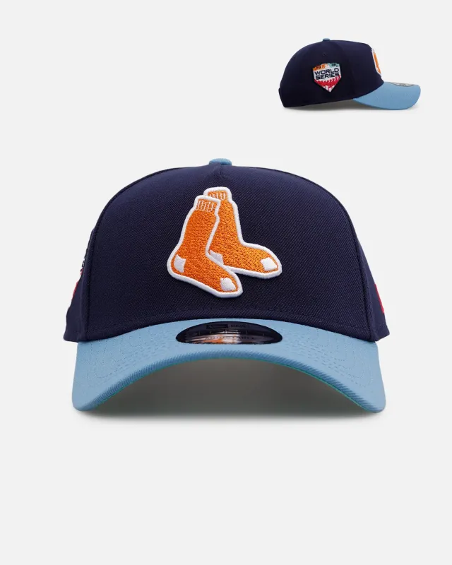 New Era Boston Red Sox 'Coral' 9FORTY A-Frame Snapback Navy/Sky sold by Culture Kings