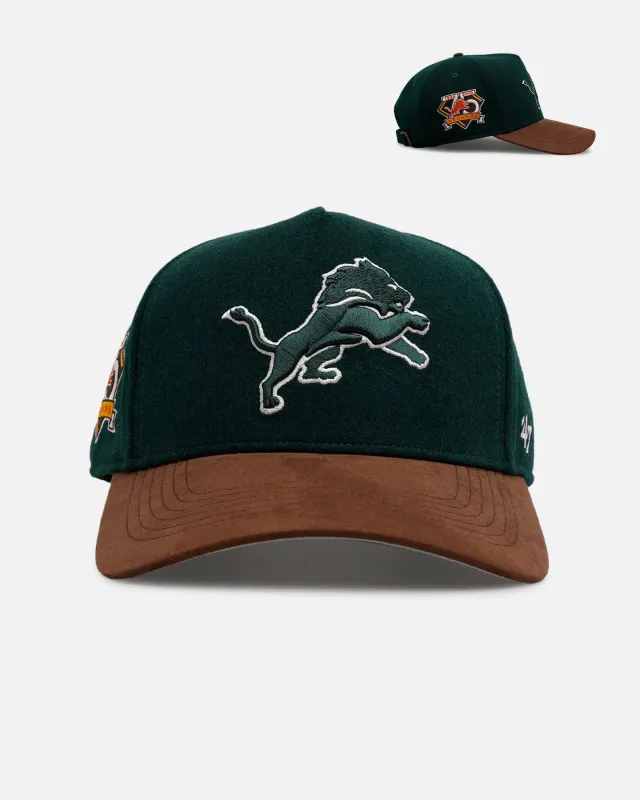 47 Brand Detroit Lions 'Fall Leaves' Clean Up Strapback Green/Brown sold by Culture Kings