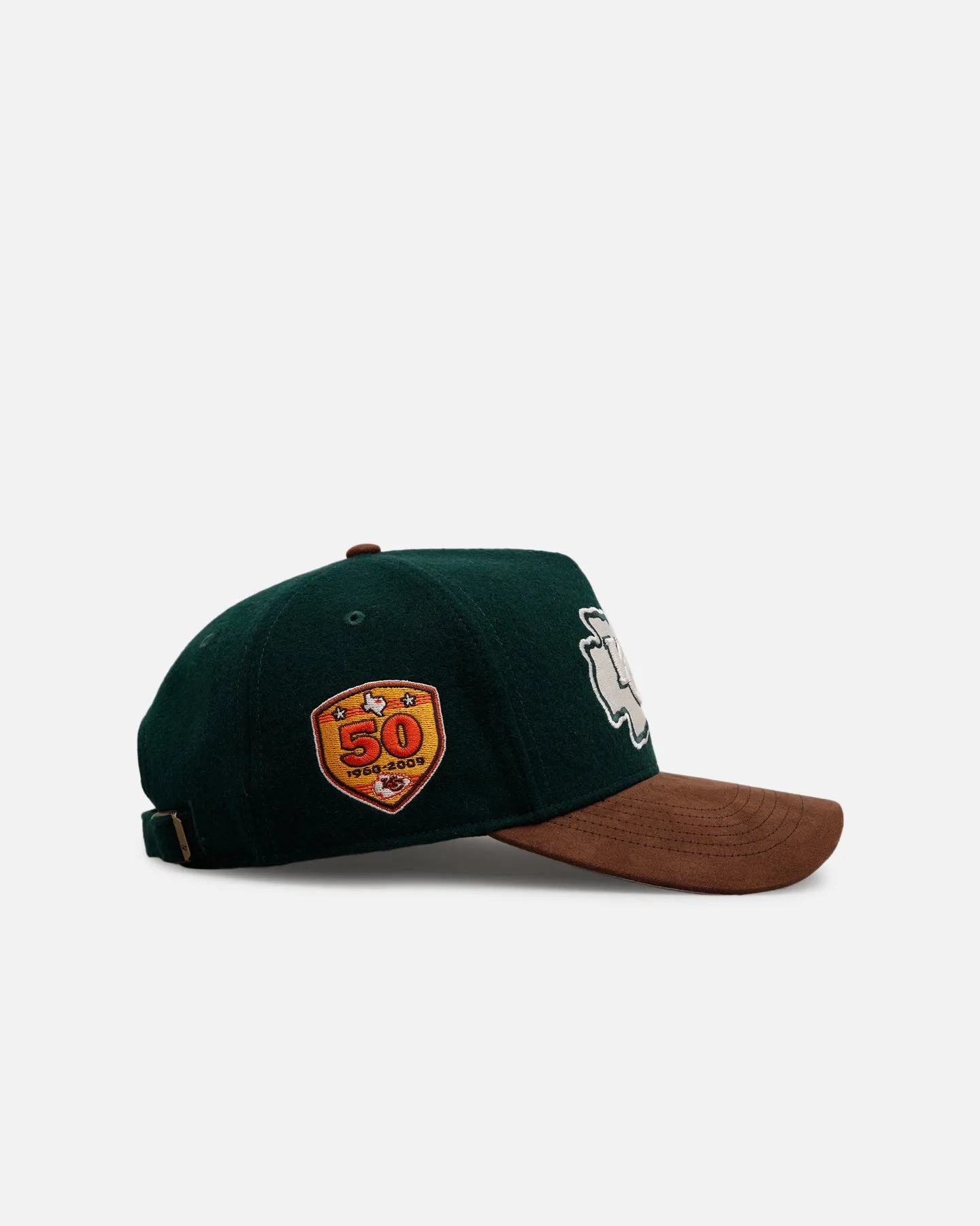 47 Brand Kansas City Chiefs 'Fall Leaves' Clean Up Strapback Green/Brown sold by Culture Kings product image thumbnail 4