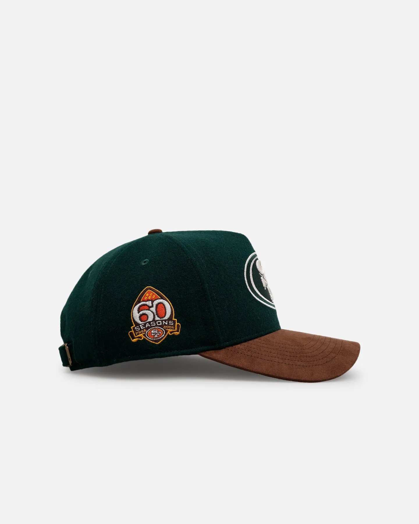 47 Brand San Francisco 49ers 'Fall Leaves' Clean Up Strapback Green/Brown sold by Culture Kings product image thumbnail 4