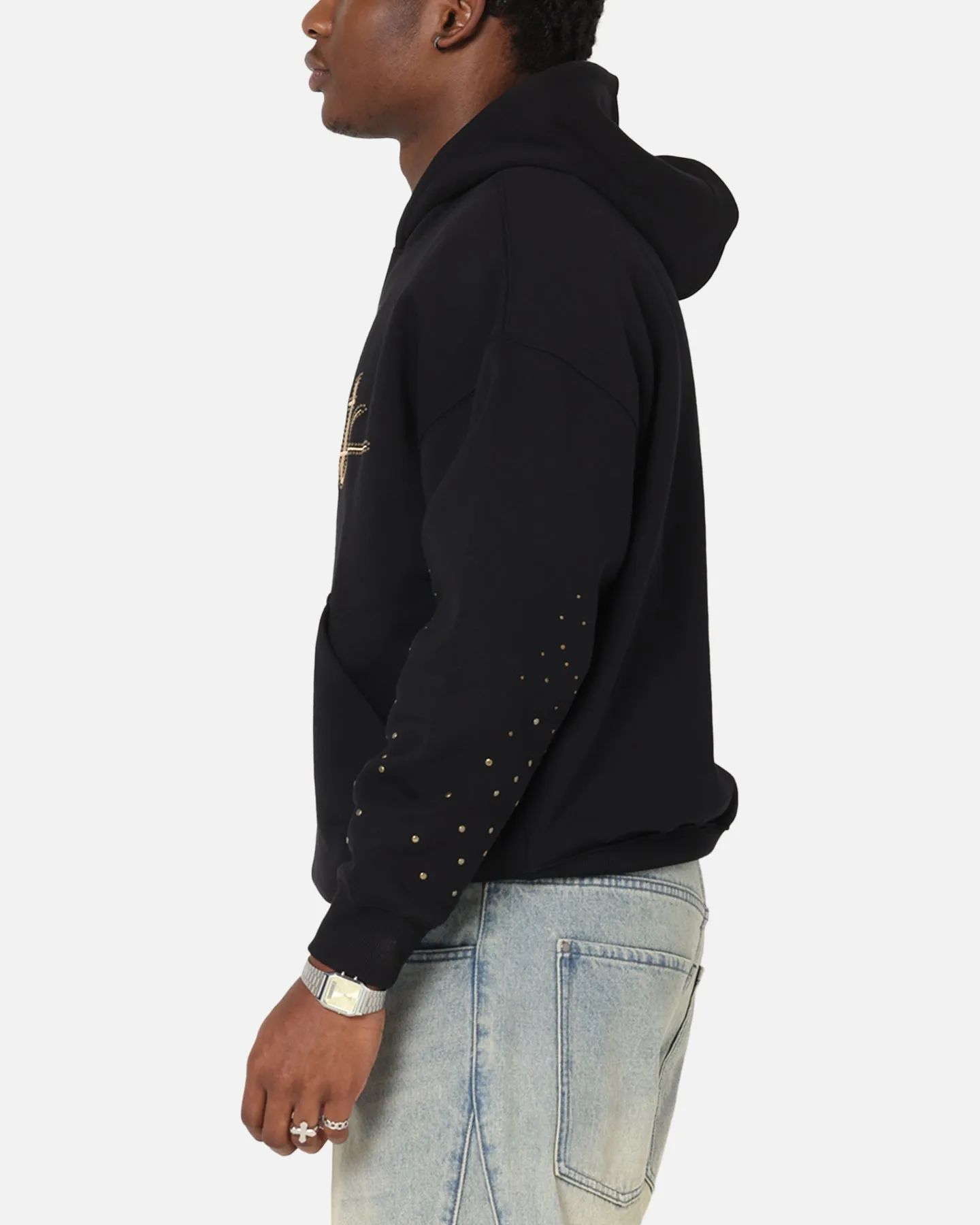 Saint Morta Rodeo Drive Boxy Hoodie Black sold by Culture Kings product image thumbnail 5