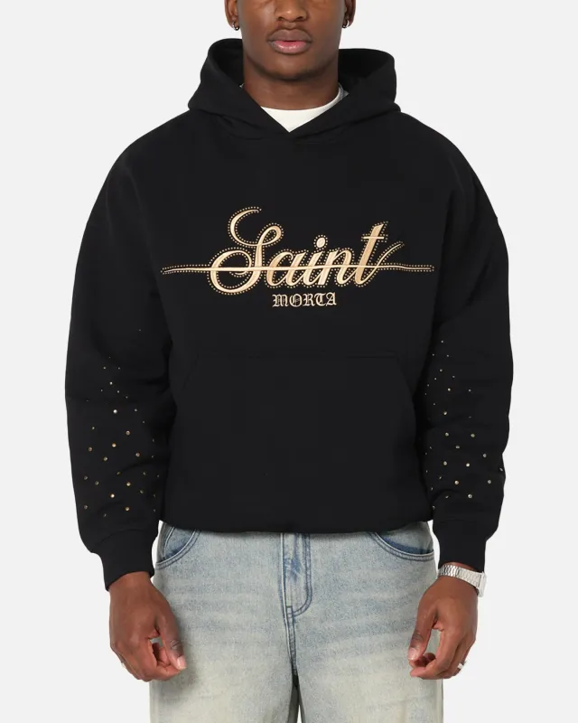 Saint Morta Rodeo Drive Boxy Hoodie Black sold by Culture Kings
