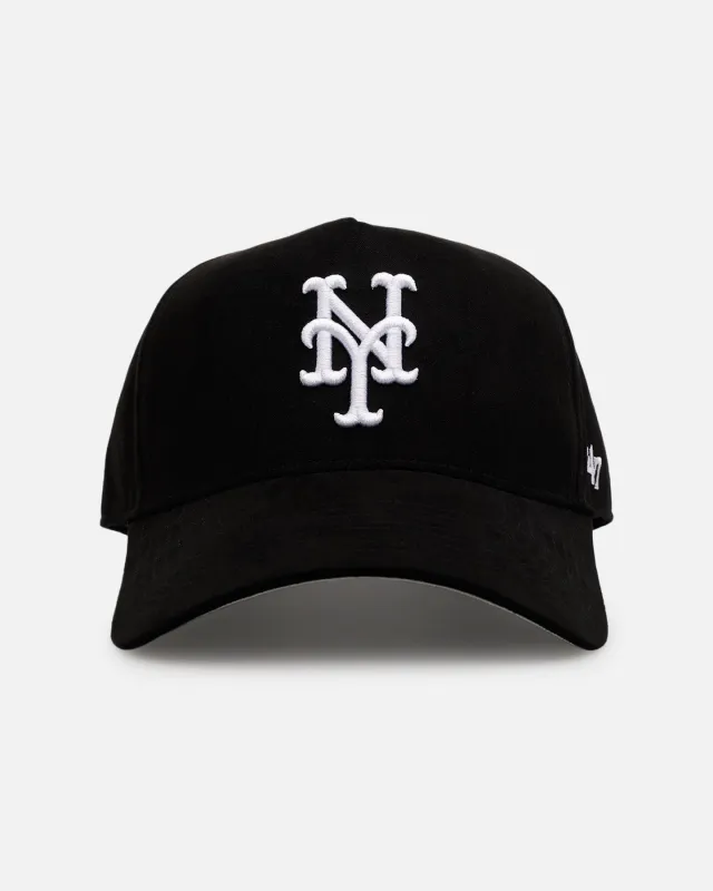 47 Brand New York Mets 'Ultrasuede' 47 MVP Strapback Black/White sold by Culture Kings