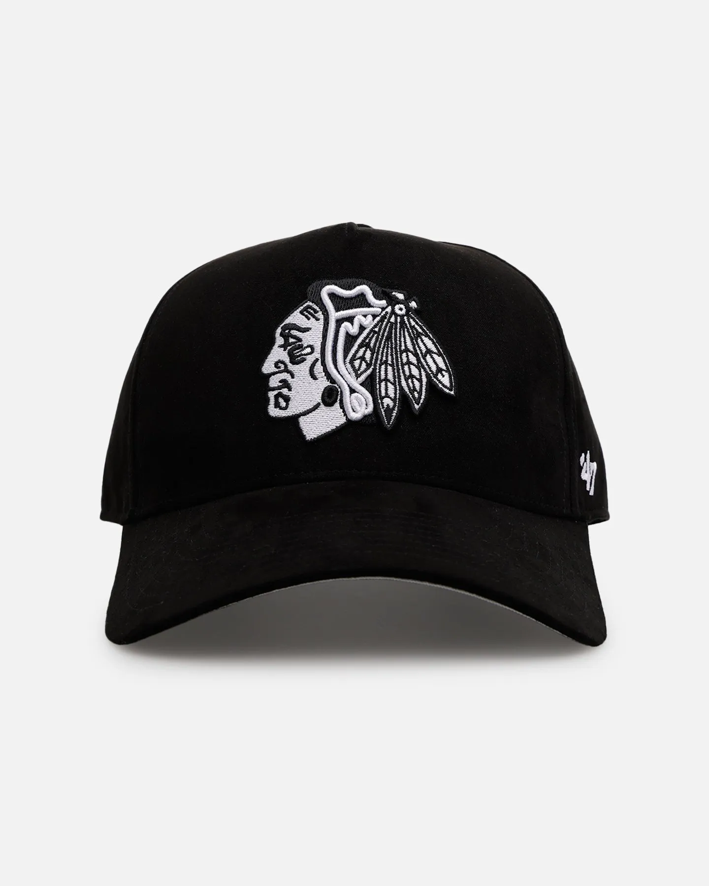 47 Brand Chicago Blackhawks 'Ultrasuede' 47 MVP Strapback Black/White sold by Culture Kings