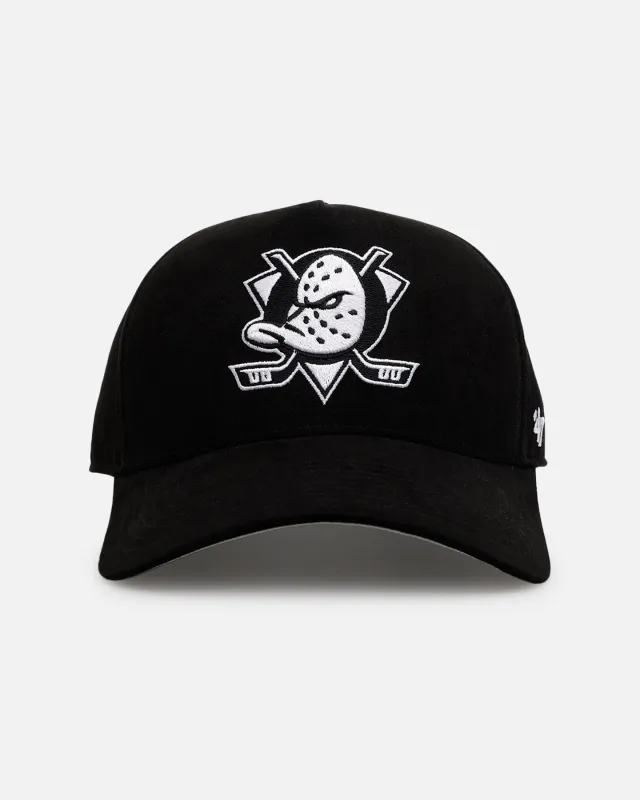 47 Brand Anaheim Ducks 'Ultrasuede' 47 MVP Strapback Black/White sold by Culture Kings