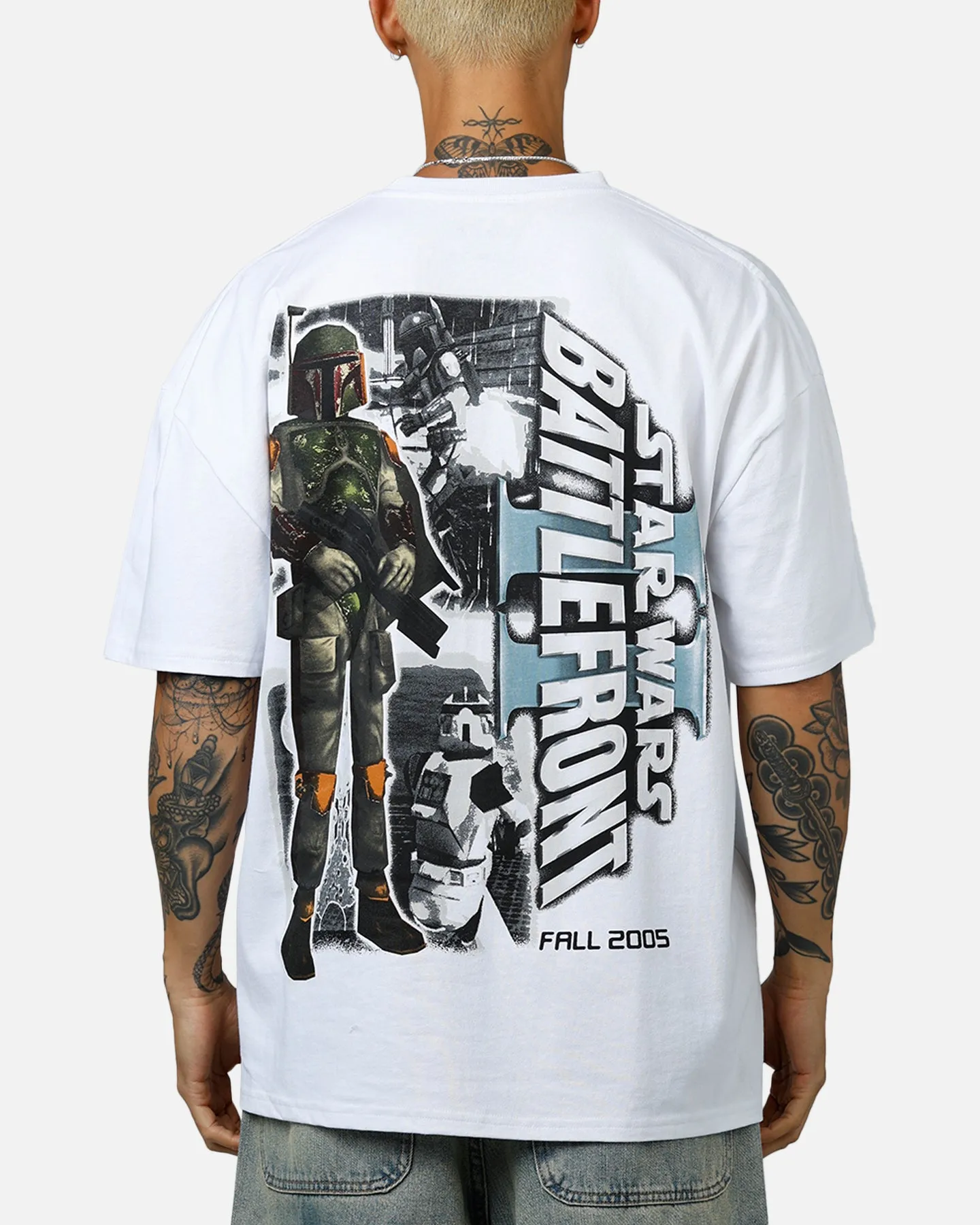 73 Studio Star Wars Boba Fett Battlefront II T-Shirt White sold by Culture Kings