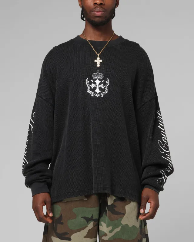 Loiter Purity Thermal Long Sleeve T-Shirt Black sold by Culture Kings