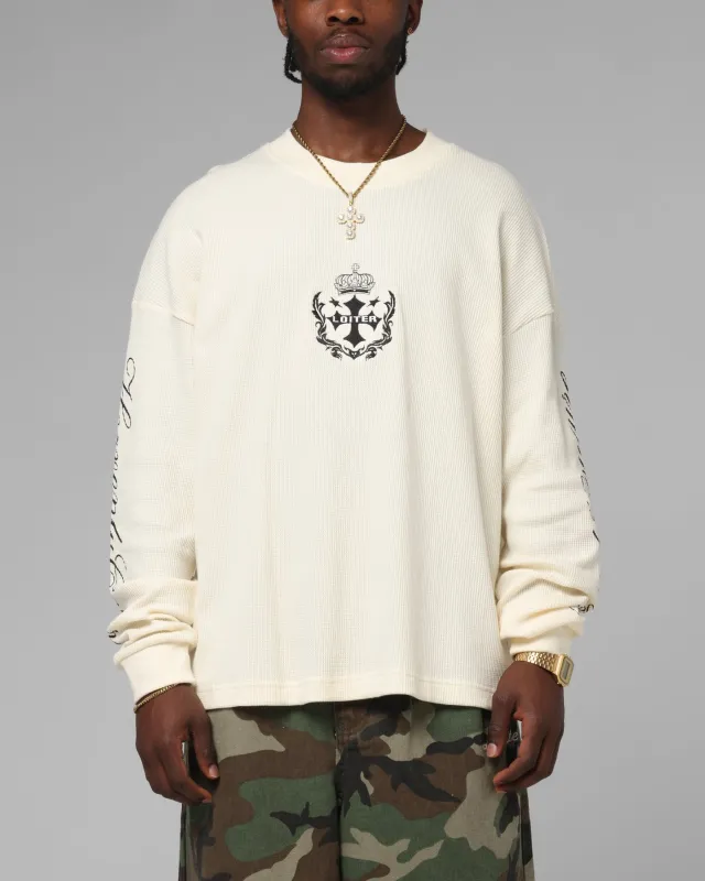 Loiter Purity Thermal Long Sleeve T-Shirt Off White sold by Culture Kings