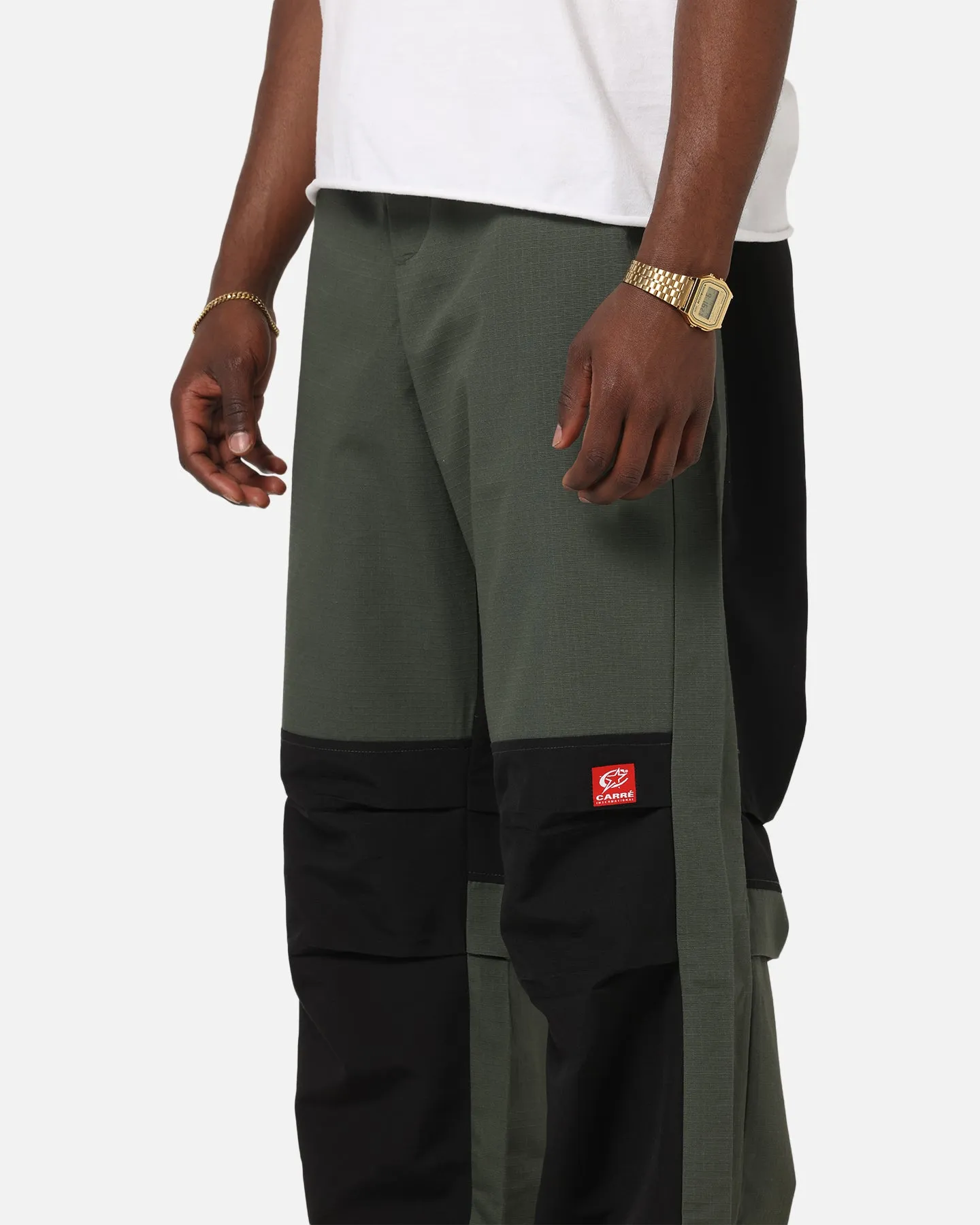 Carre Avalanche Baggy Pants Khaki/Black sold by Culture Kings product image thumbnail 3