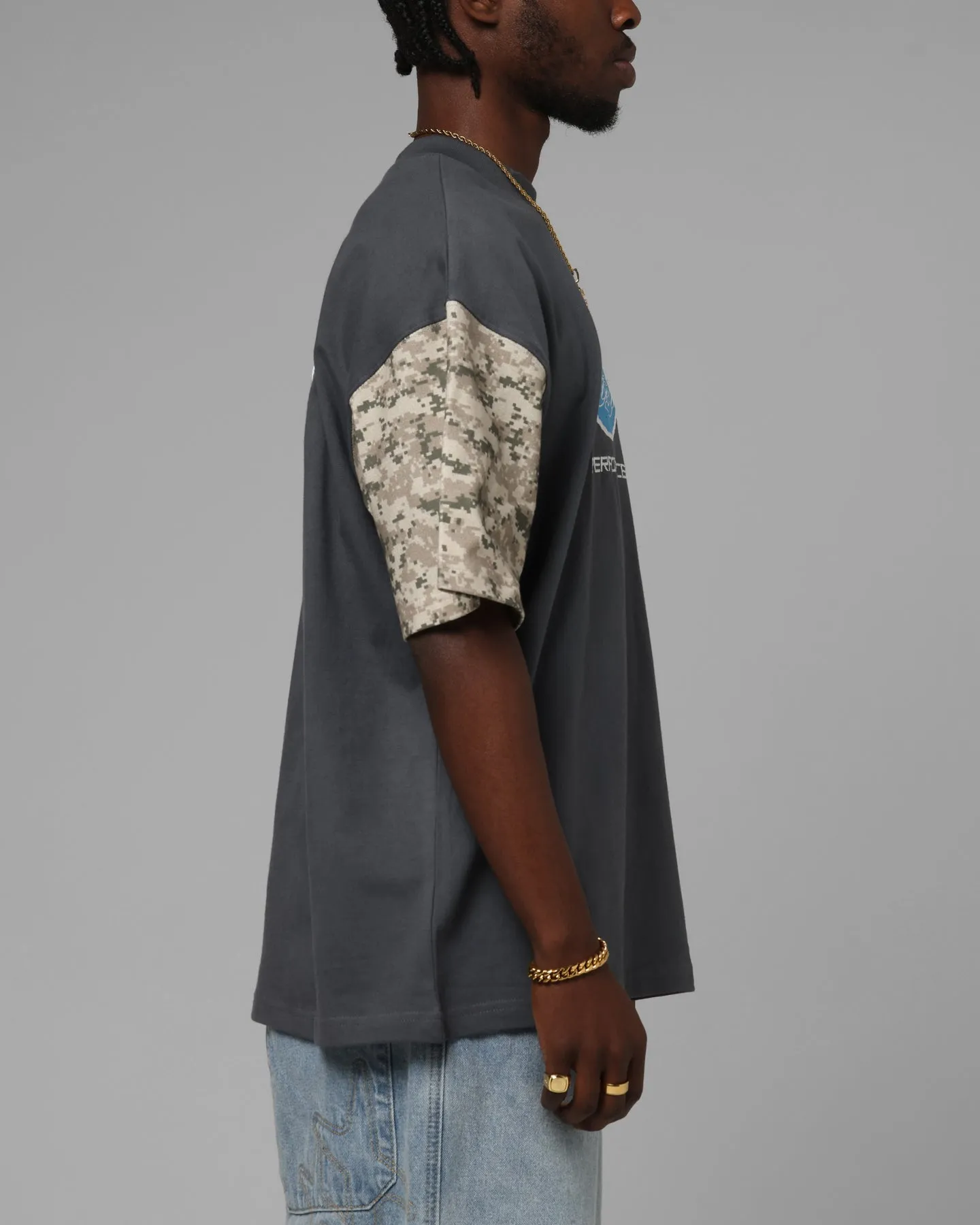 Loiter Rodeo T-Shirt Black/Camo sold by Culture Kings product image thumbnail 5