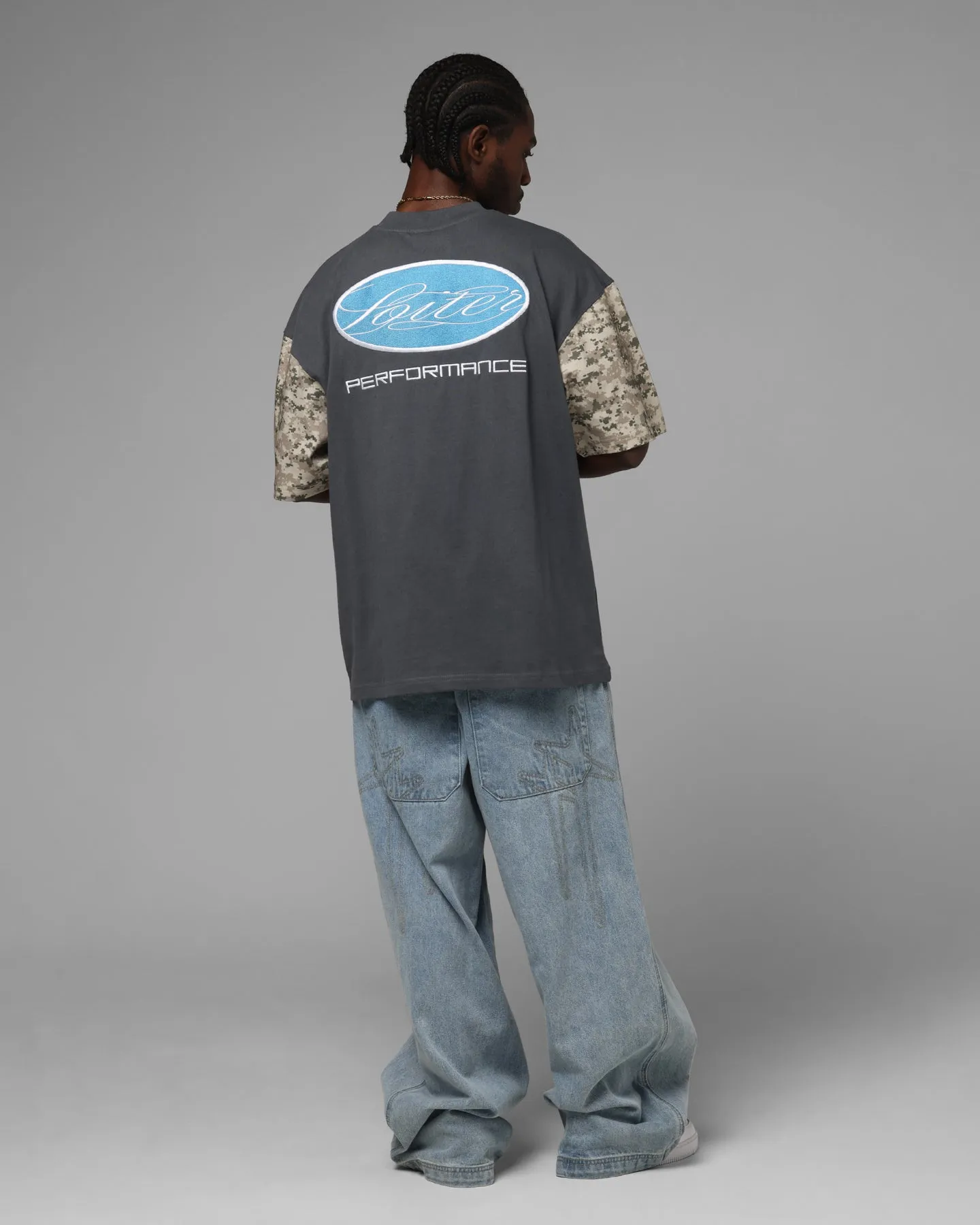 Loiter Rodeo T-Shirt Black/Camo sold by Culture Kings product image thumbnail 4