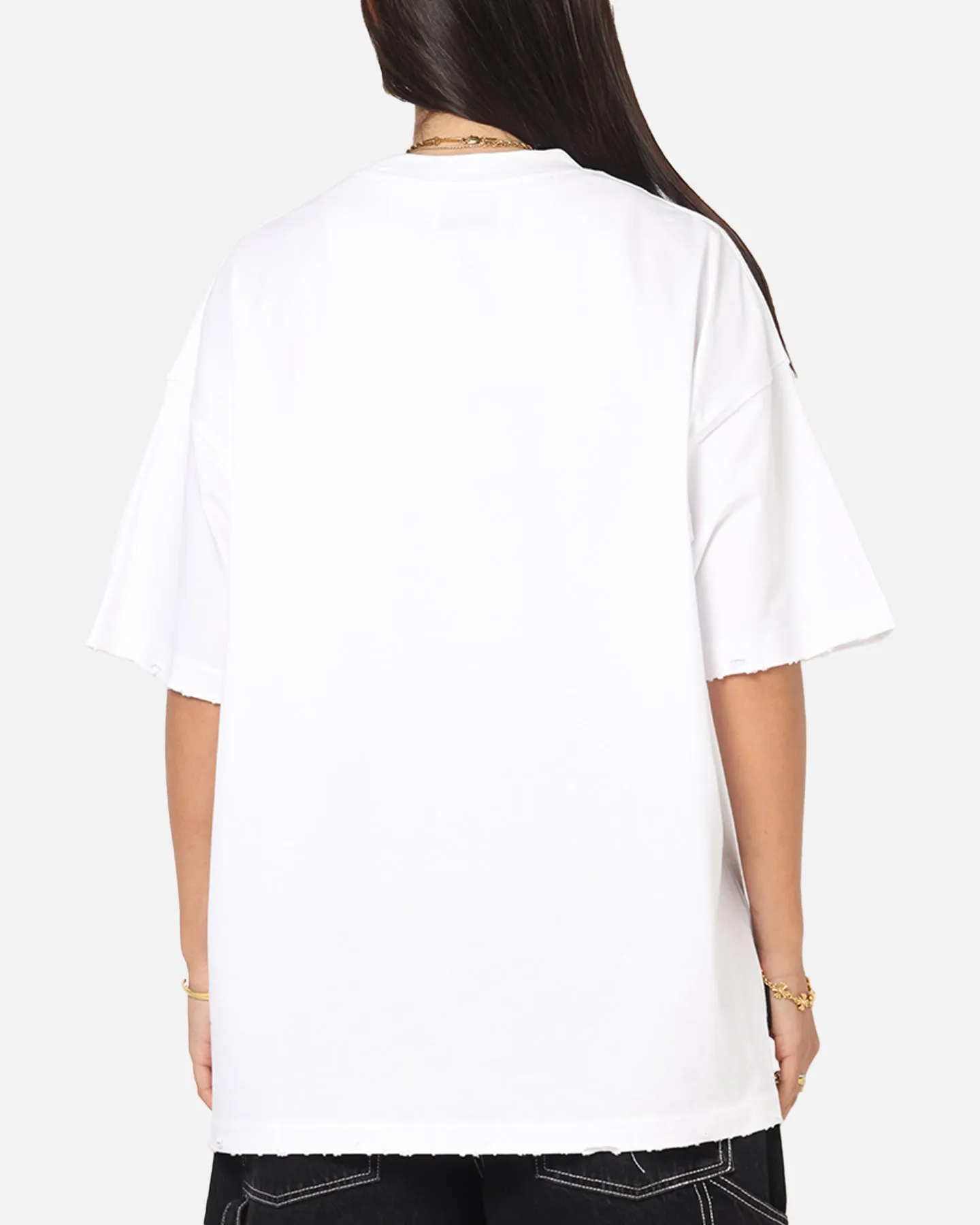 Saint Morta Fray Boxy T-Shirt White sold by Culture Kings product image thumbnail 3