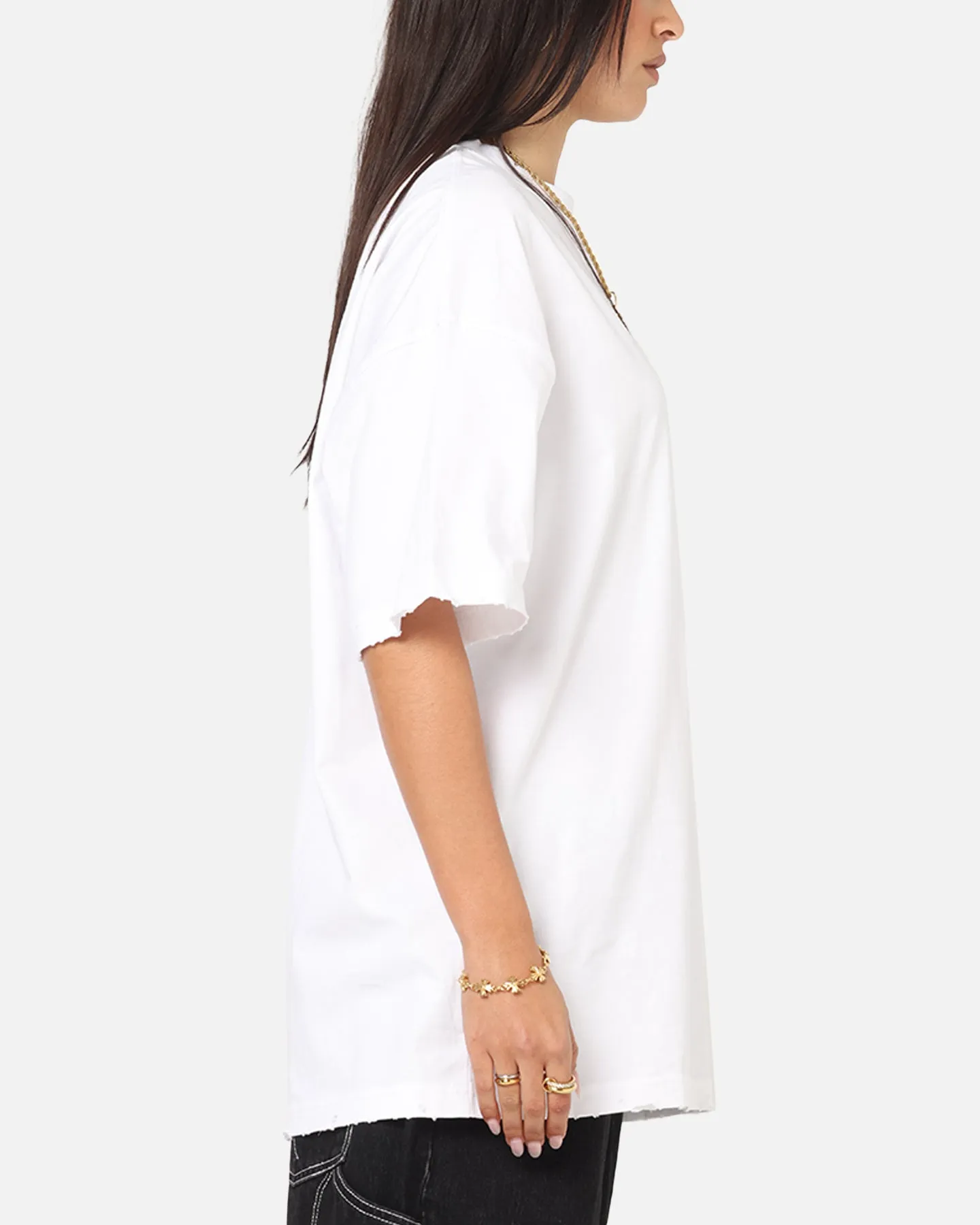 Saint Morta Fray Boxy T-Shirt White sold by Culture Kings product image thumbnail 4