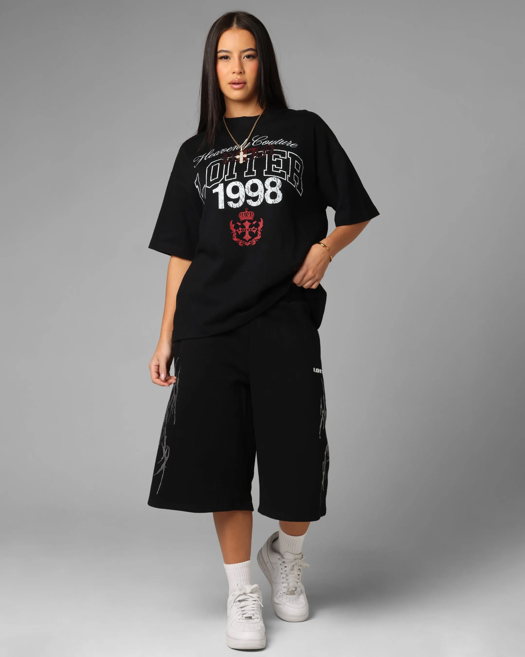 Loiter Drop Out Vintage T-Shirt Black sold by Culture Kings product image thumbnail 3