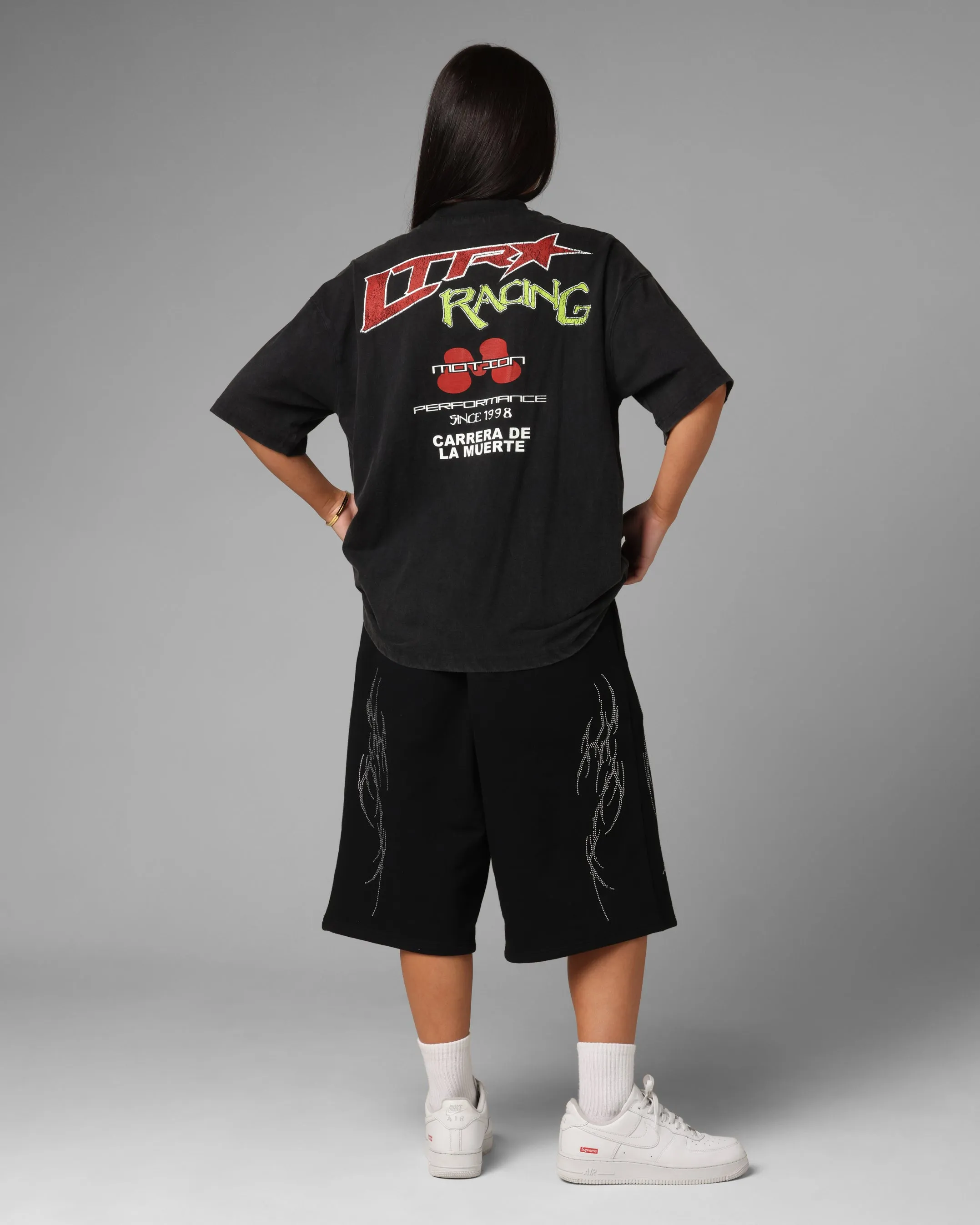 Loiter Racing Premium T-Shirt Charcoal sold by Culture Kings product image thumbnail 4