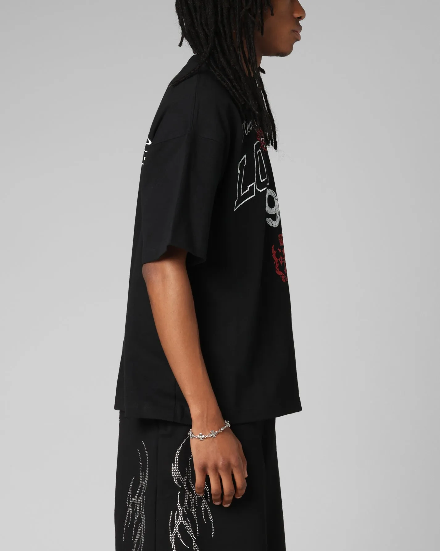 Loiter Drop Out Vintage T-Shirt Black sold by Culture Kings product image thumbnail 5