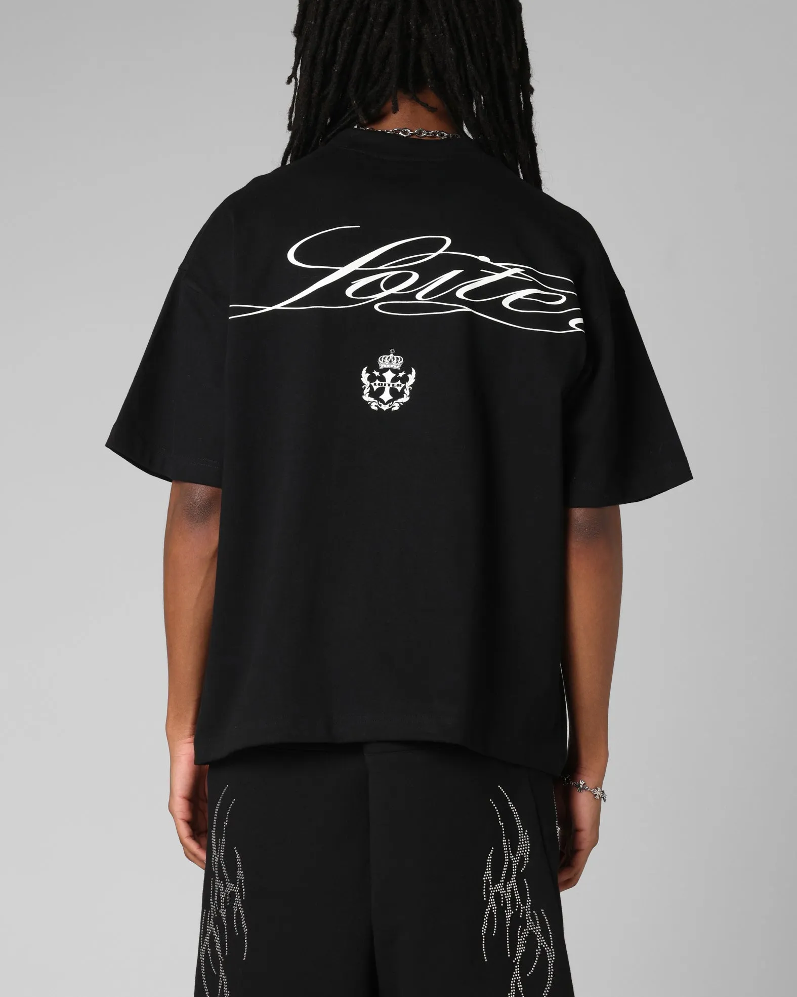 Loiter Drop Out Vintage T-Shirt Black sold by Culture Kings product image thumbnail 2