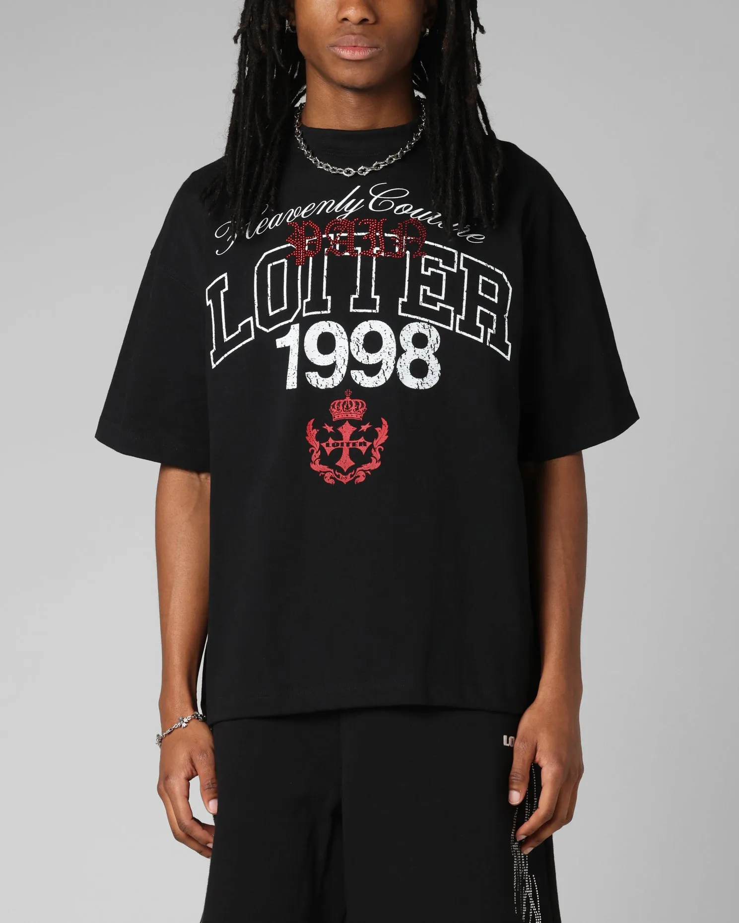 Loiter Drop Out Vintage T-Shirt Black sold by Culture Kings