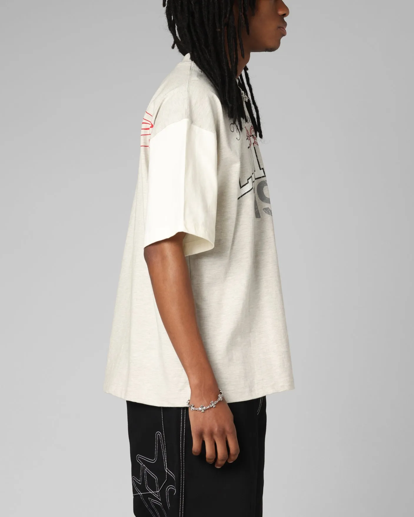 Loiter Drop Out Vintage T-Shirt Grey/White sold by Culture Kings product image thumbnail 5