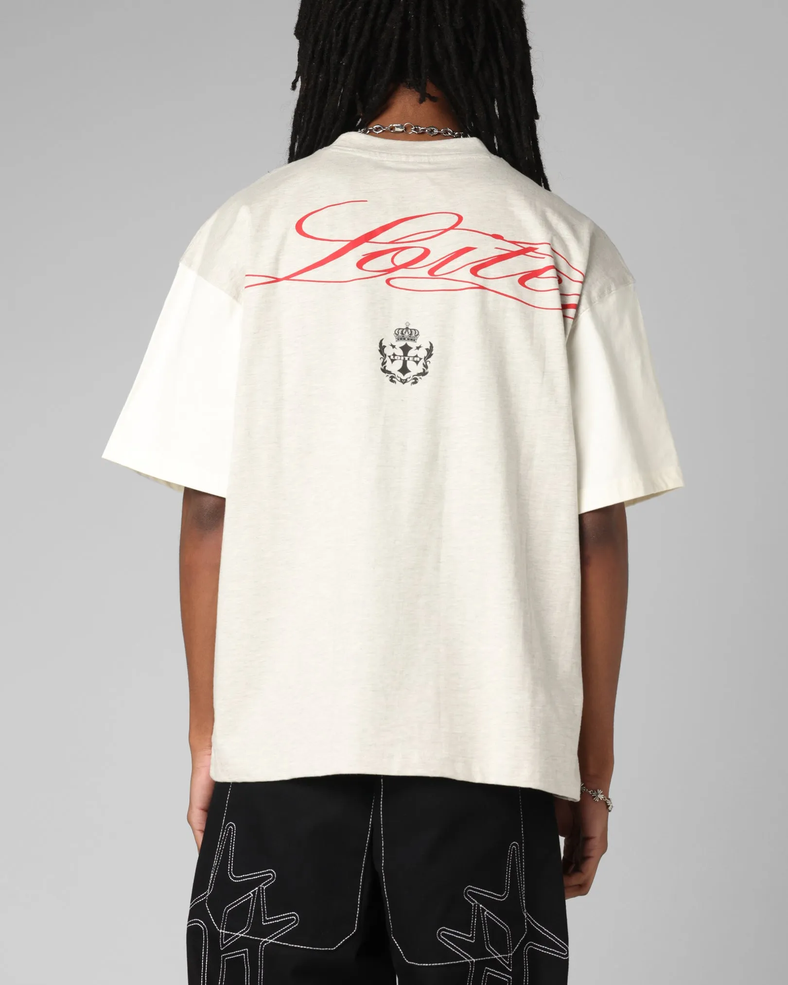 Loiter Drop Out Vintage T-Shirt Grey/White sold by Culture Kings product image thumbnail 2