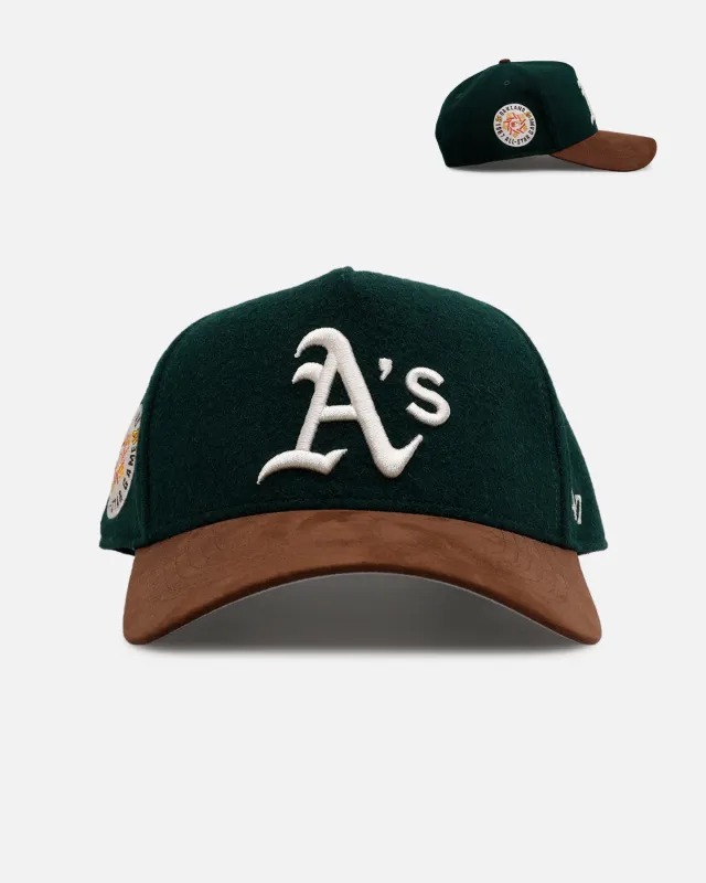 47 Brand Oakland Athletics 'Fall Leaves' 47 Offside Snapback Green/Brown sold by Culture Kings