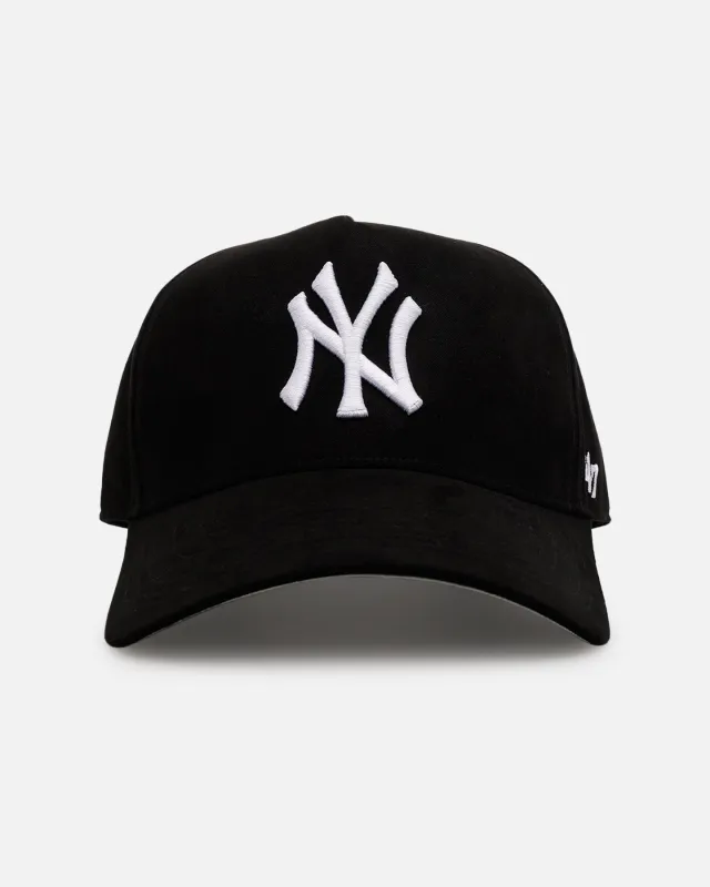 47 Brand New York Yankees 'Ultrasuede' 47 MVP Strapback Black/White sold by Culture Kings