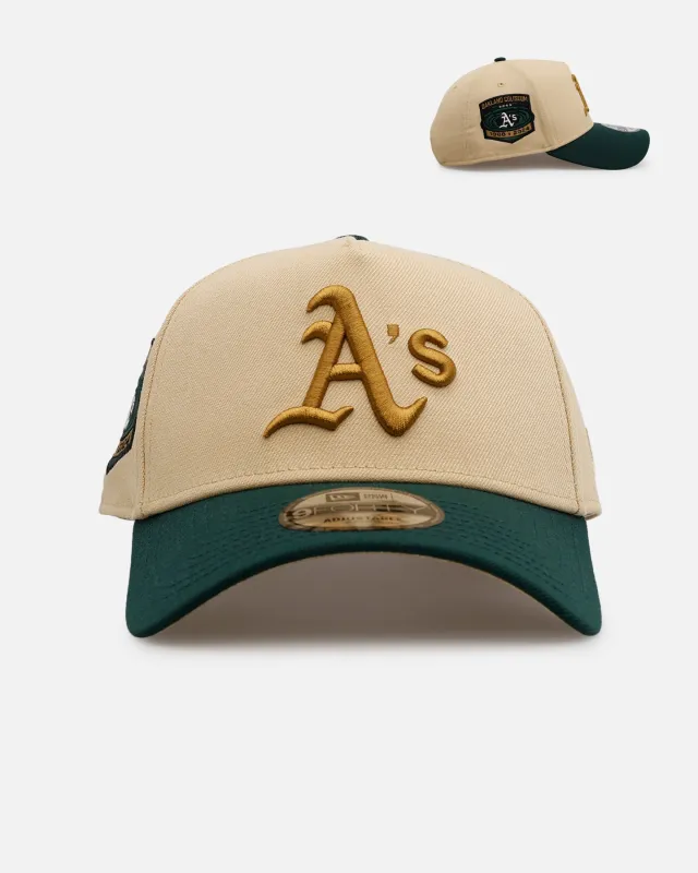 New Era Oakland Athletics 'Vintage' 9FORTY A-Frame Snapback Vegas Gold sold by Culture Kings