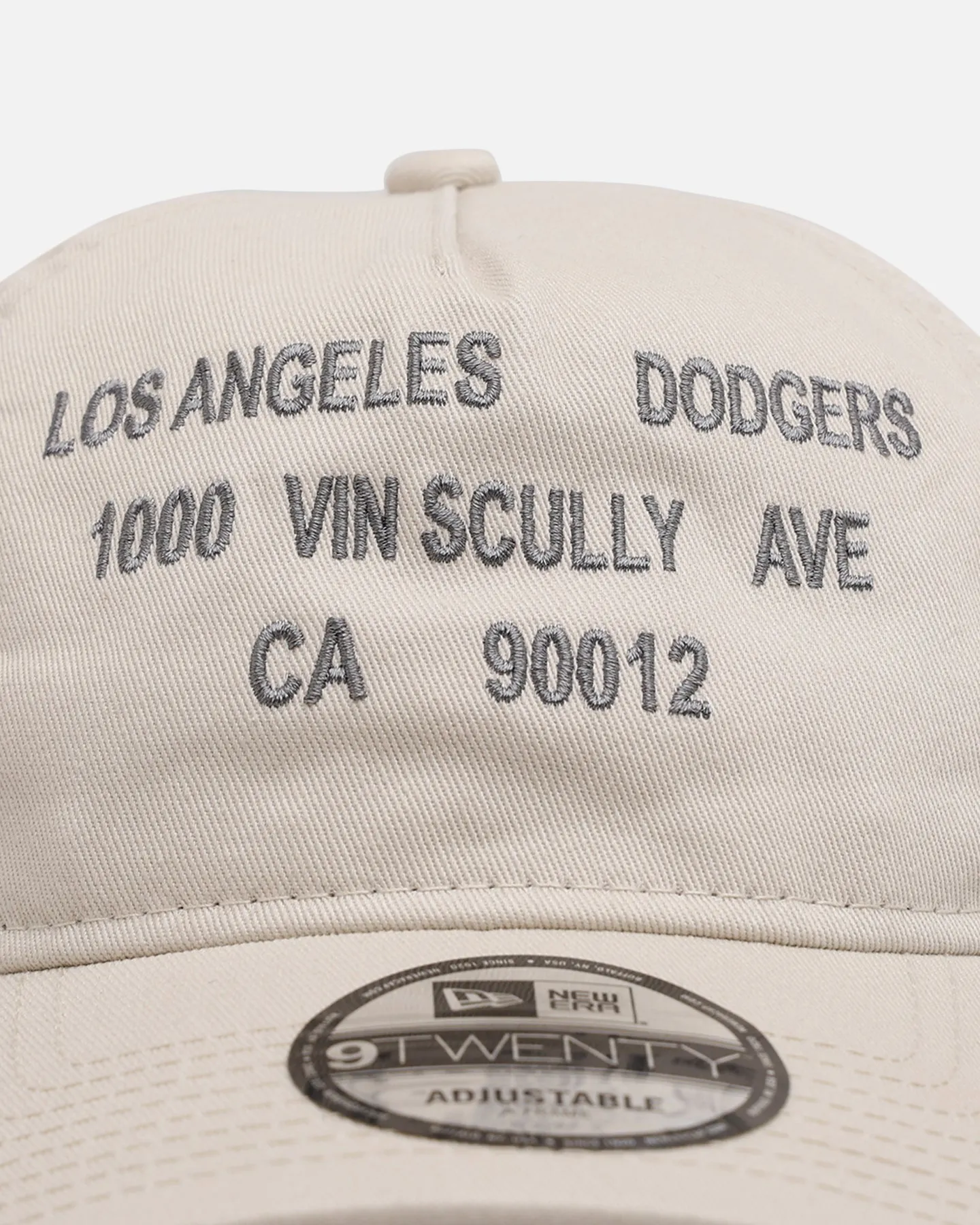 New Era Los Angeles Dodgers 'Location' 9TWENTY Strapback Cream sold by Culture Kings product image thumbnail 5