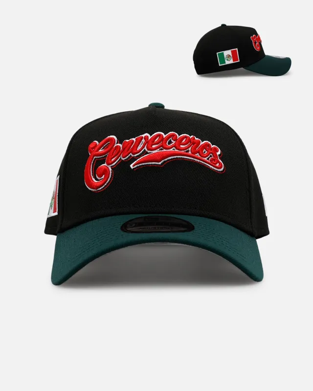 New Era Milwaukee Brewers 'Mexican Independence Day 2.0' 9FORTY A-Frame Snapback Black/Green sold by Culture Kings