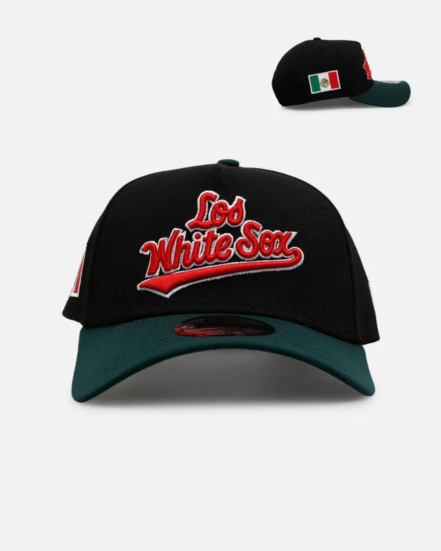 New Era Chicago White Sox 'Mexican Independence Day 2.0' 9FORTY A-Frame Snapback Black/Green sold by Culture Kings