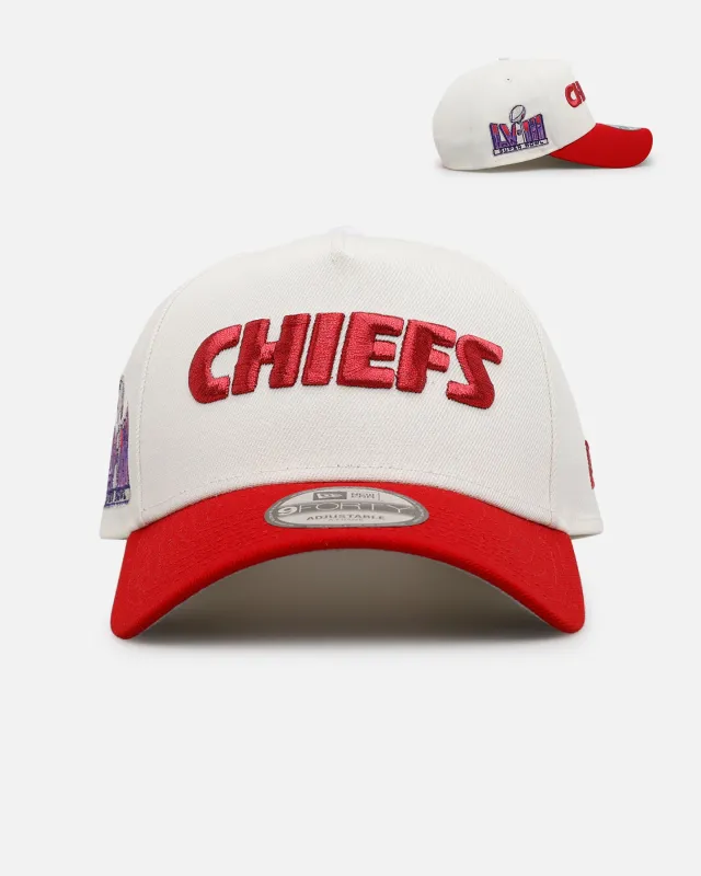 New Era Kansas City Chiefs 'Chrome Metallic Wordmark' 9FORTY A-Frame Snapback Chrome sold by Culture Kings
