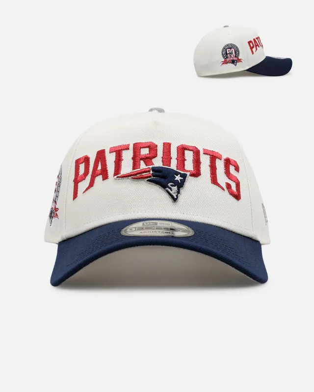 New Era New England Patriots 'Chrome Metallic Wordmark' 9FORTY A-Frame Snapback Chrome sold by Culture Kings