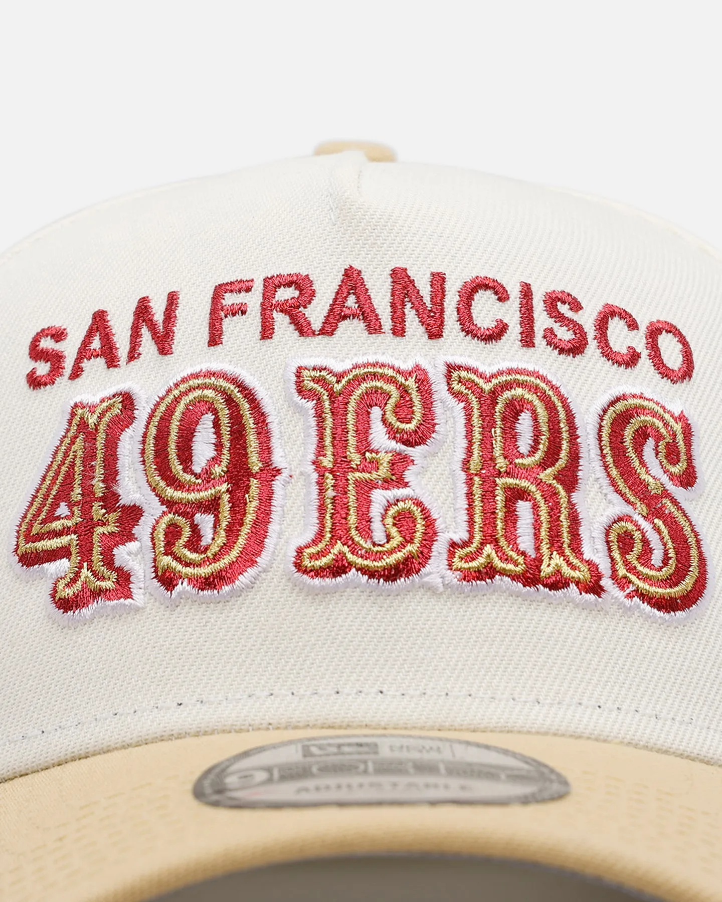 New Era San Francisco 49ers 'Chrome Metallic Wordmark' 9FORTY A-Frame Snapback Chrome sold by Culture Kings product image thumbnail 5