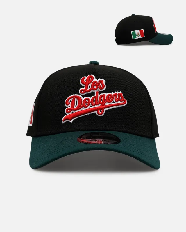 New Era Los Angeles Dodgers 'Mexican Independence Day 2.0' 9FORTY A-Frame Snapback Black/Green sold by Culture Kings