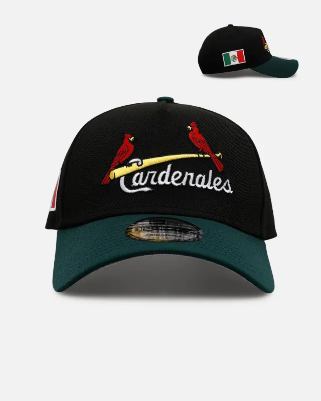New Era St. Louis Cardinals 'Mexican Independence Day 2.0' 9FORTY A-Frame Snapback Black/Green sold by Culture Kings