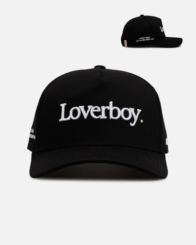 Aug11 Loverboy Snapback Black/White sold by Culture Kings