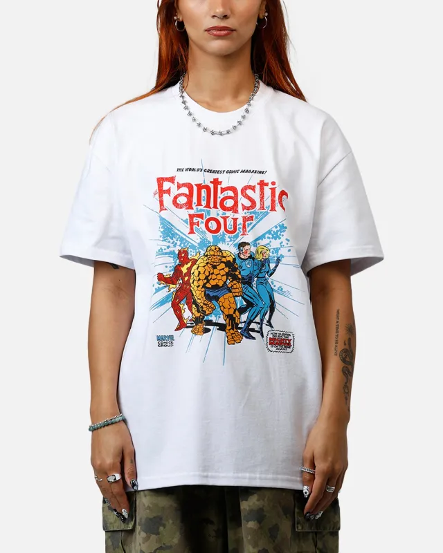 American Thrift Marvel Fantastic Four Group Vintage T-Shirt White sold by Culture Kings