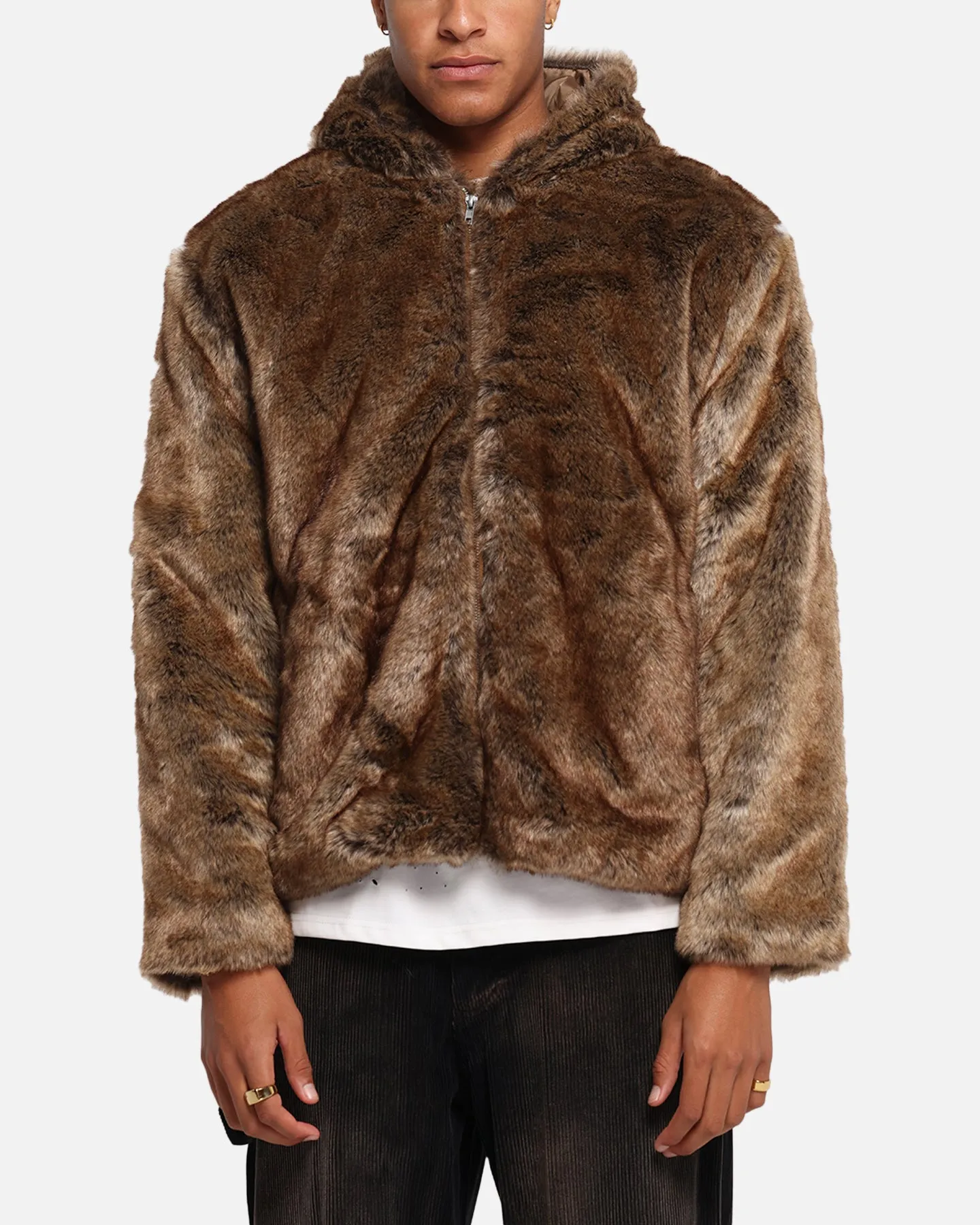 XXIII Into The Wild Fur Jacket Brown sold by Culture Kings