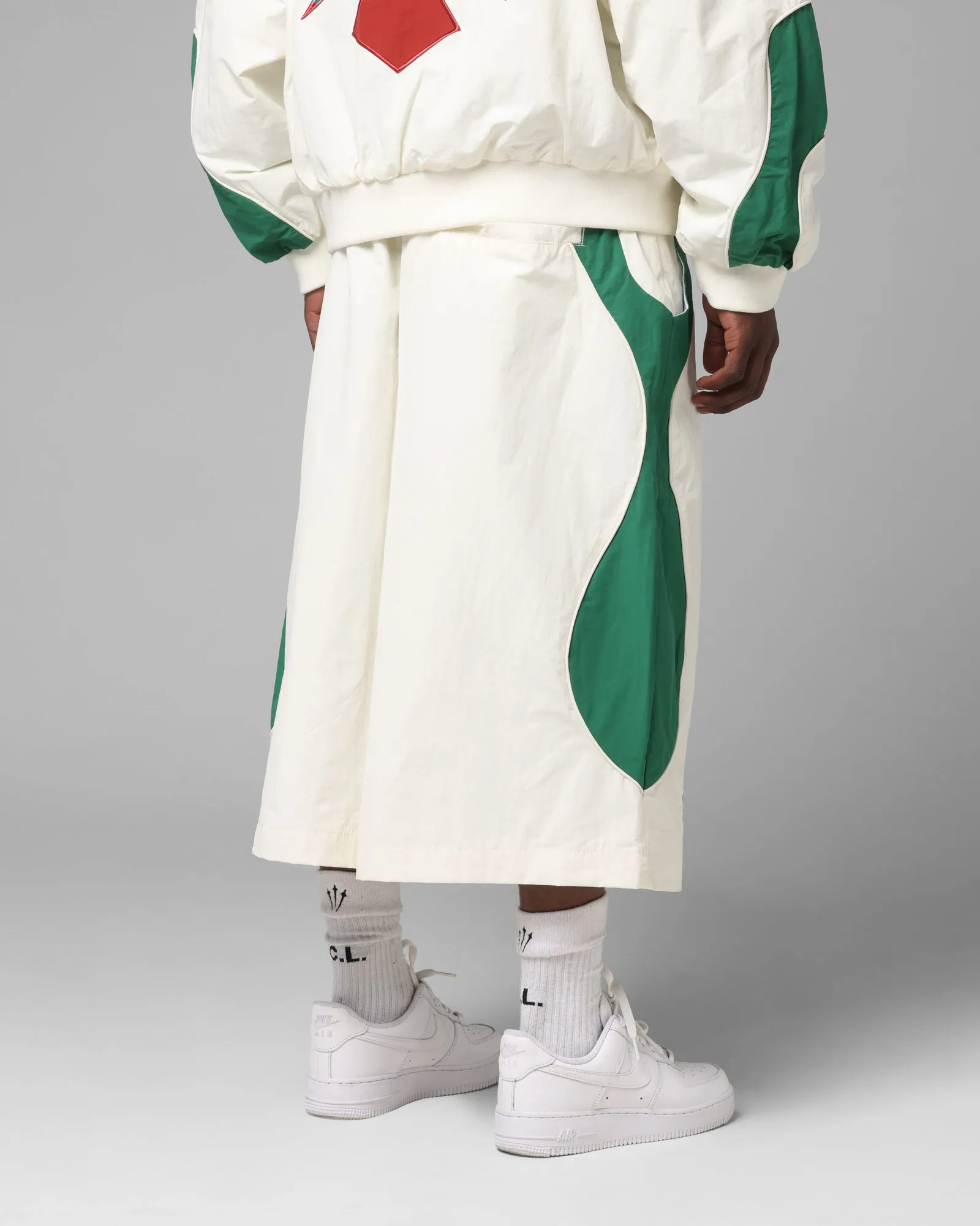 Loiter Club Classic Track Shorts White/Green sold by Culture Kings product image thumbnail 5